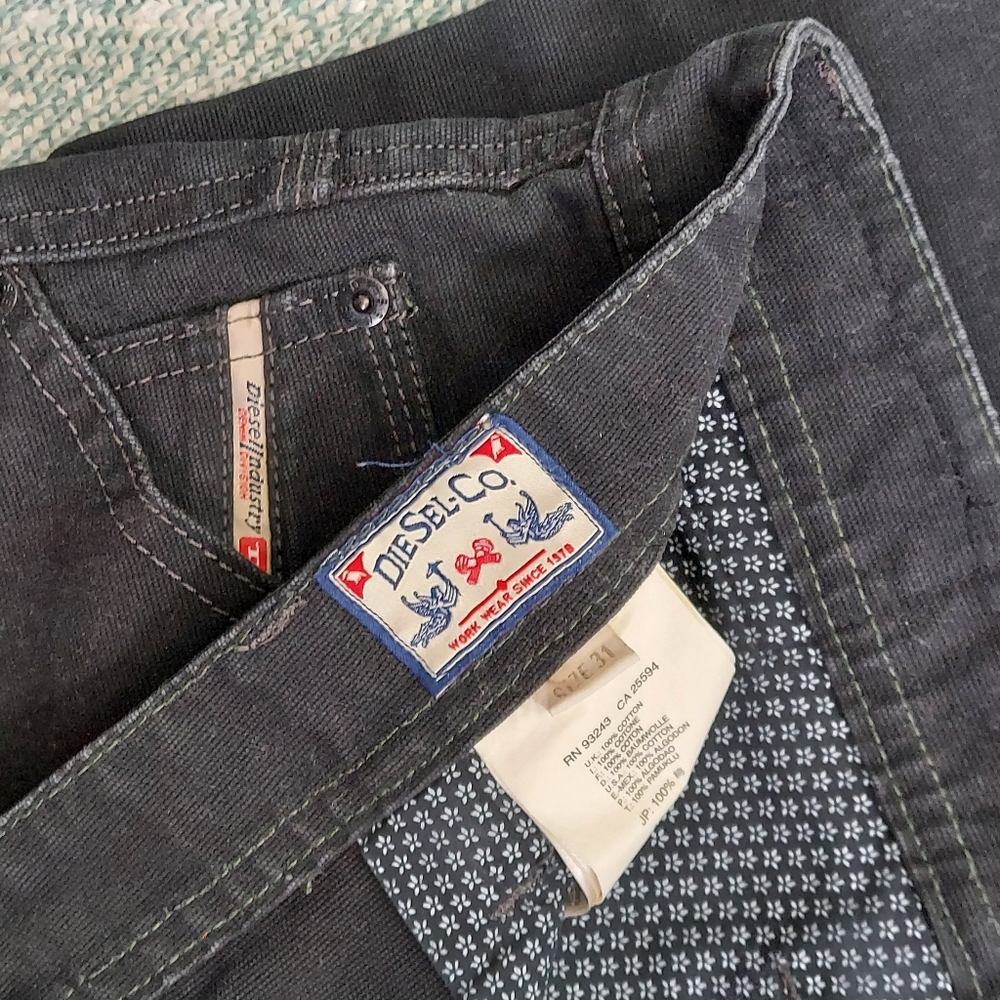 Diesel Krooley-A Regular Slim-Carrot 00NXY Jeans, 31, black - Picture 11 of 13
